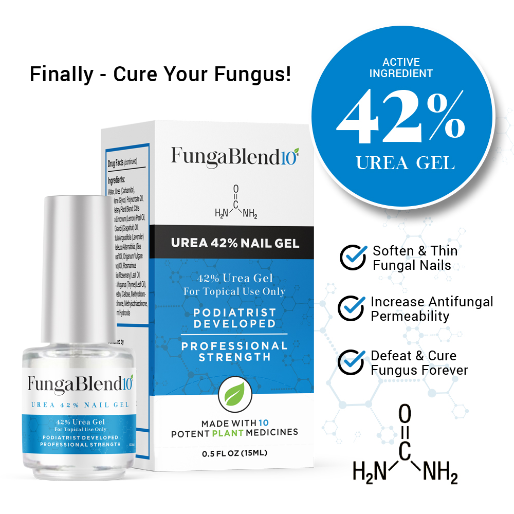 FungaBlend10 Urea Gel bottle and packaging